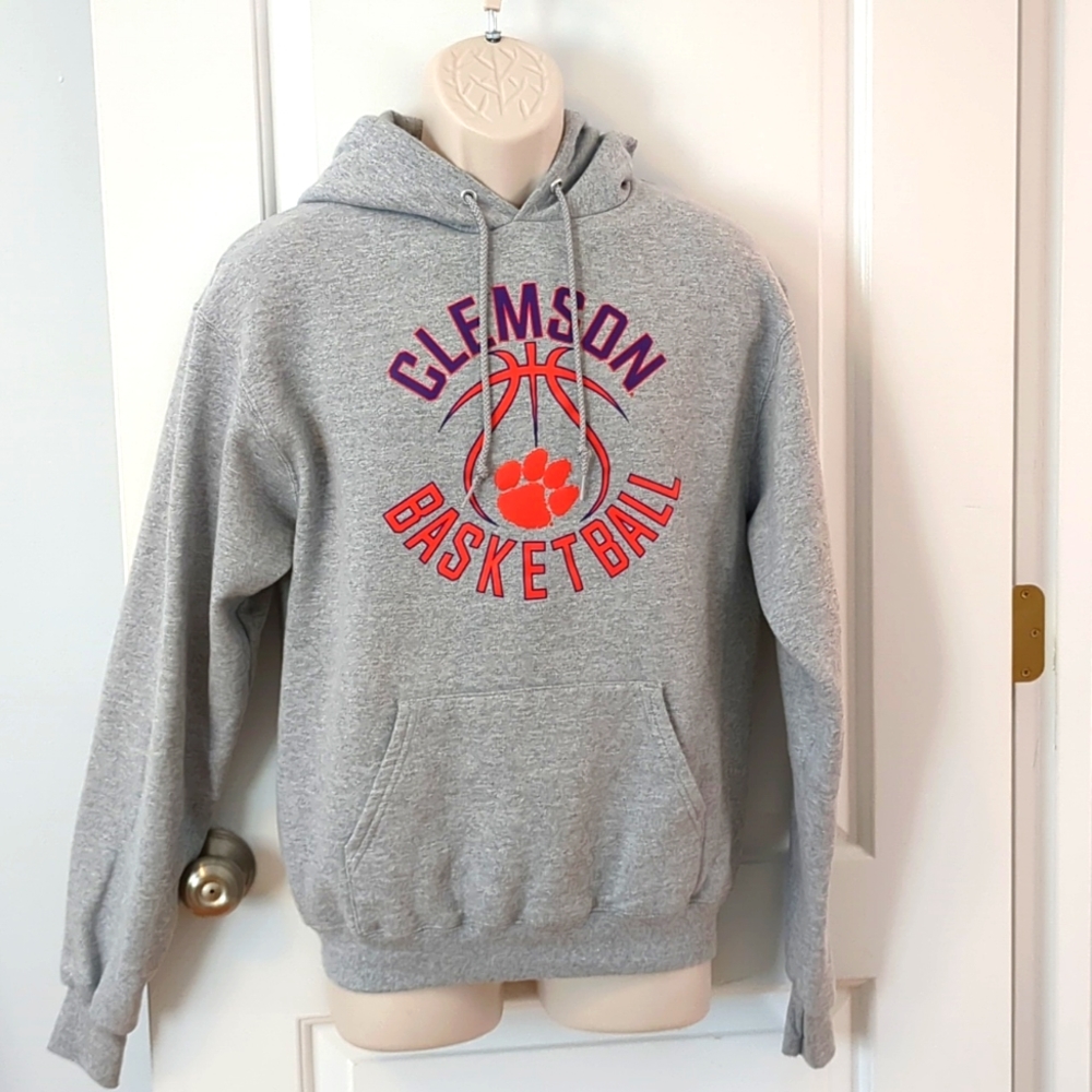 Champion Gray Clemson Basketball Hoodie